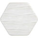 Spezza 33 X 29.5 inch Marble Look / Cream Outdoor Coffee Table